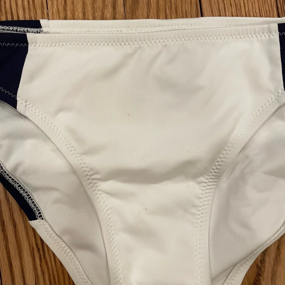 NWT GAP Navy Blue and White Bikini Minimalist Swimwear - Picture 3 of 9